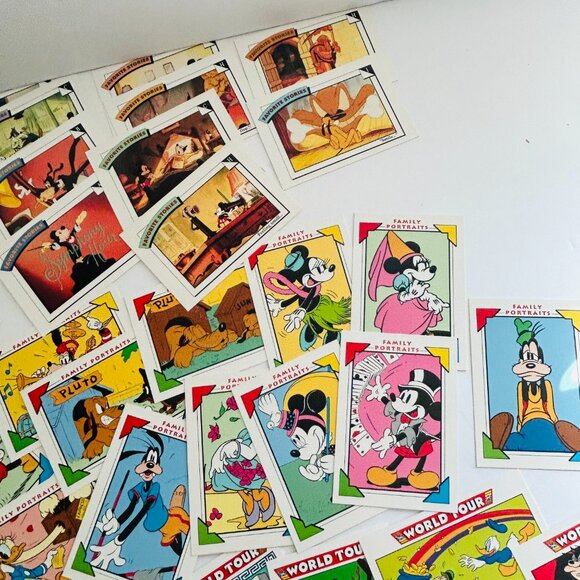 Disney Impel Collector Cards 1991 World Tour Fave Stories Family Portrait Lot 40 - Picture 3 of 7